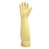 Geschirrspülhandschuhe aus Gummi-Latex, Verdickt, Verlängert, Baumwollfutter, Beständig gegen Starke Säuren, Laugen, Öl