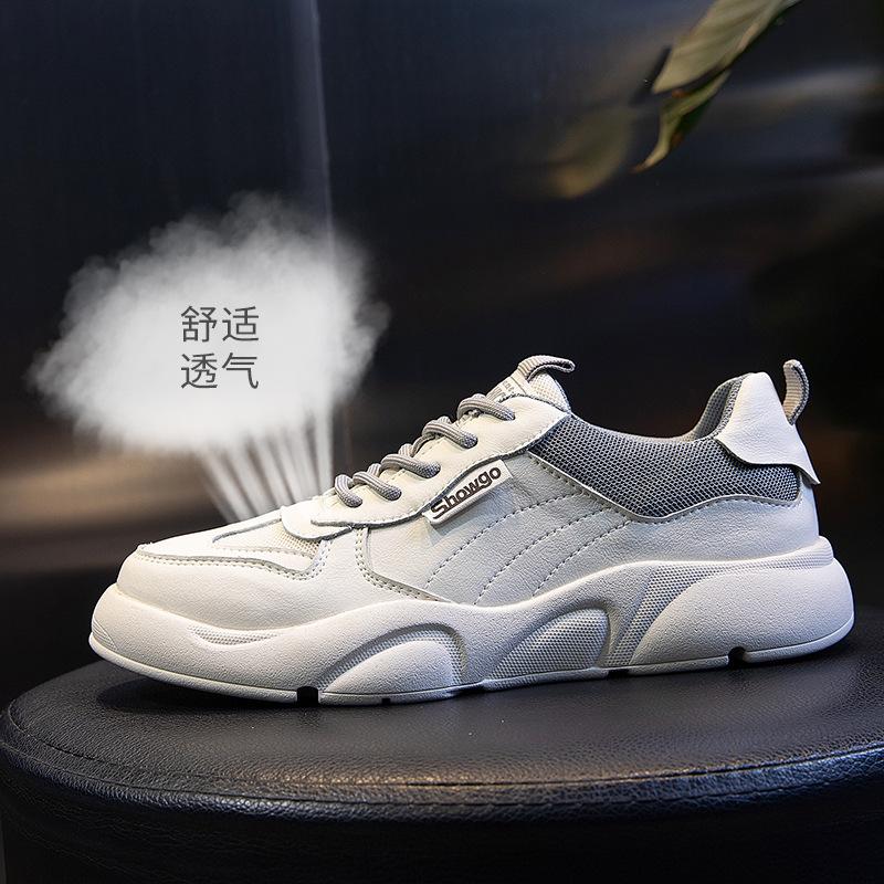 Leather Little White Shoes Women's Summer New 2025 Versatile Flat-soled Single Shoes Fashion Lace-up Casual Breathable Women's Shoes Trend