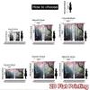 2D flat Photography Backdrop Tapestry Cherry Blossom Waterfall 100% Polyester Family Party Decoration Perfect for Holiday