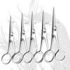 Hair Scissors, Haircut Scissors, Thin Scissors, Bangs Scissors, Household Baby Hair Cutting Tools, Stainless Steel Flat Scissors