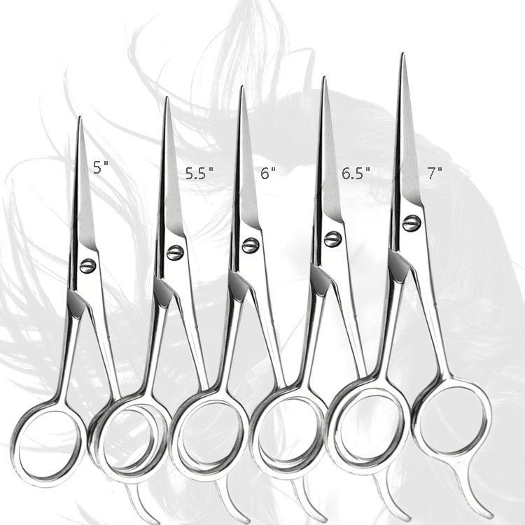 Hair Scissors, Haircut Scissors, Thin Scissors, Bangs Scissors, Household Baby Hair Cutting Tools, Stainless Steel Flat Scissors