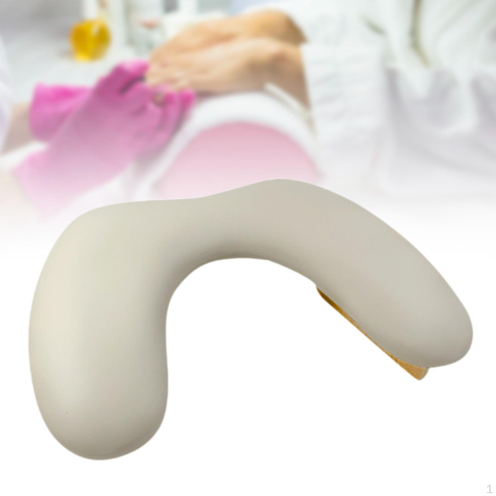 

Manicure Hand Rest Cushion for Nail Art, Portable Stand Pad Table Milk coffee