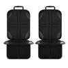 Child Car Seat Protector with Mesh Pocket Non-Slip Backing Waterproof Stain Resistant Thick Padding Baby Car Seat Cover