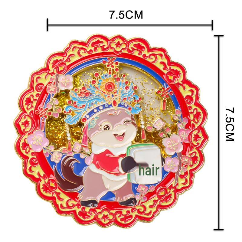 

Магнит-талисман удачи 3D «Год Лошади» – Культурный и милый мультяшный сувенир