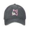Cherry Blossom Japanese Fish I Koi Carp Baseball Caps Vintage Distressed Denim Snapback Cap Unisex Women Golf Gift Caps Hat