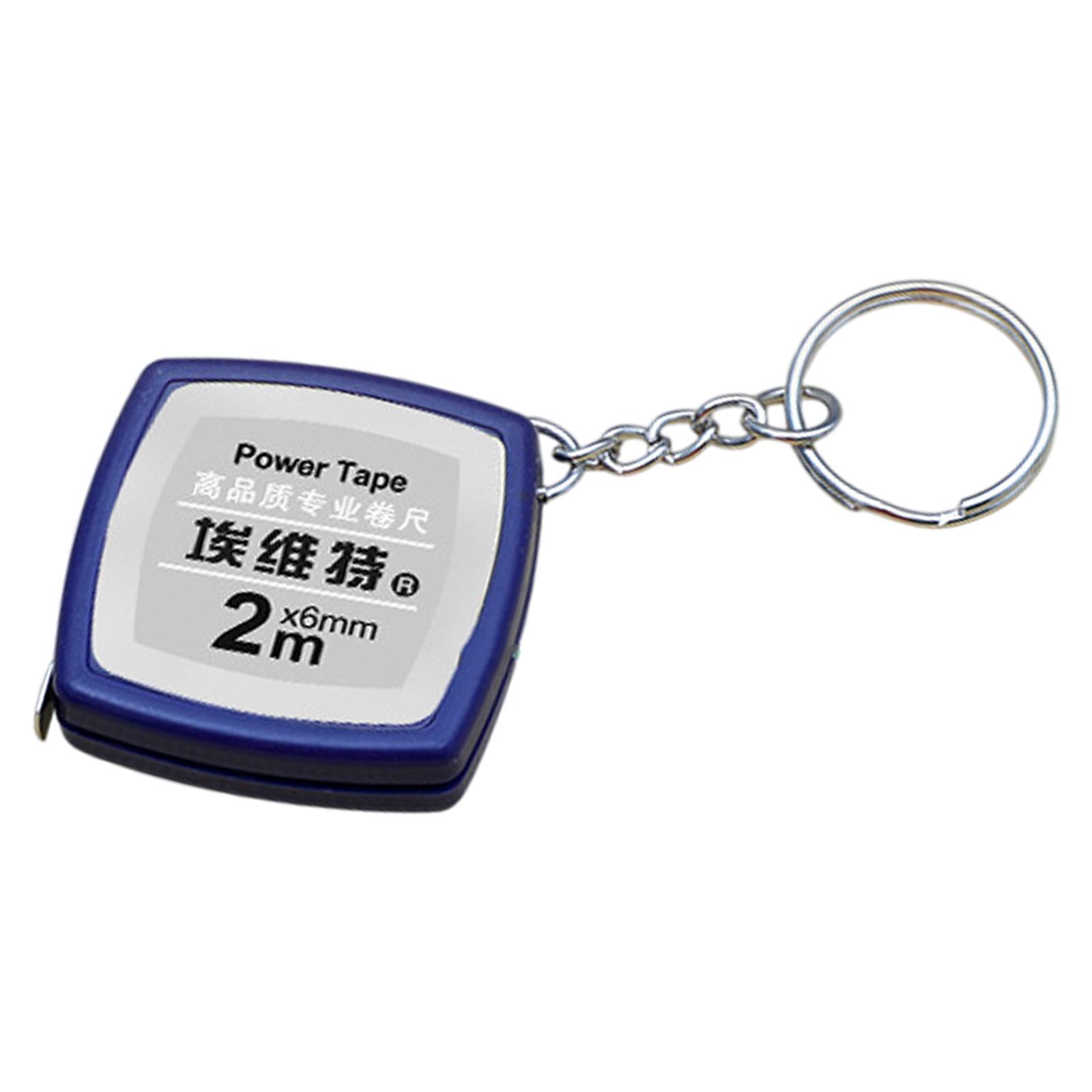 

Мини стальная рулетка 2 м Портативные дизайны Измерение с четкой шкалой Легко носить для дома, DIY и профессионального использования B