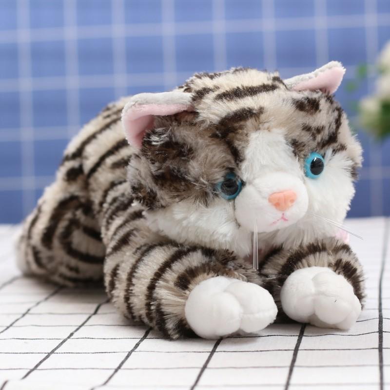 

Имитация Кошки Плюшевые Игрушки Куклы, Поющие Вечеринка Котята Куклы, Детские Подарки на День Рождения, Спящие Куклы body length 30cm