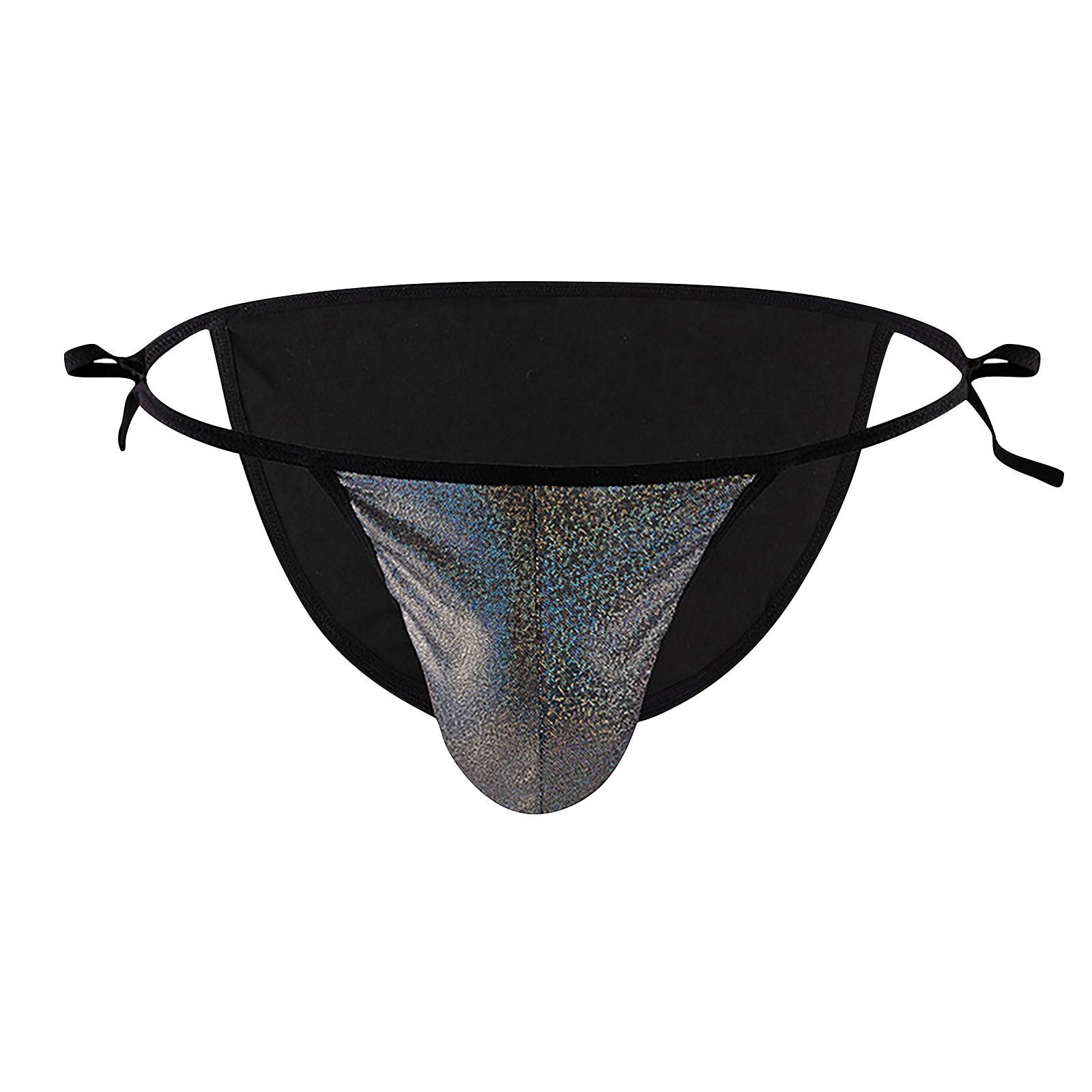 

Мужские сексуальные брюки, модные шорты, джинсы, эластичное нижнее белье большого размера с низкой талией и принтом One Size чёрный