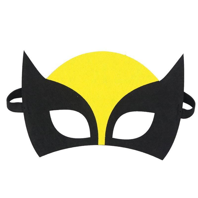 Măști de ochi din pâslă cu supereroi Marvel pentru Ziua Copilului: Omul Păianjen, Omul de Fier, Căpitanul America, Thor, Batman