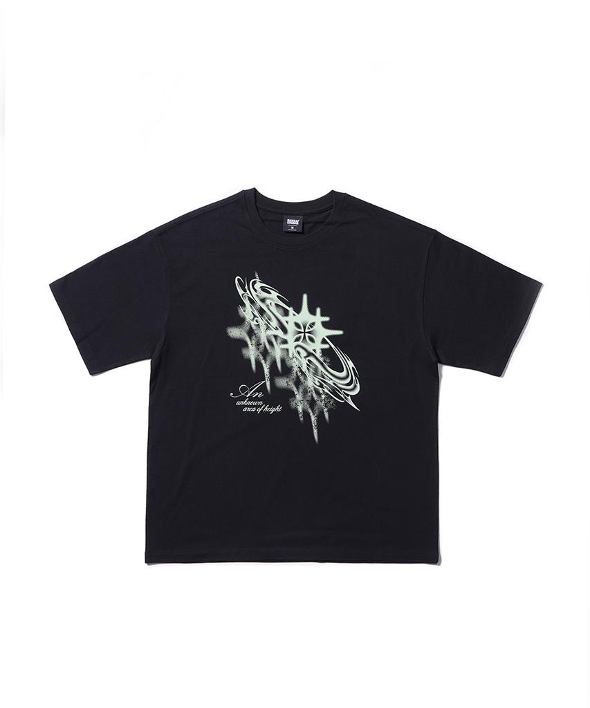 GAKKAI UNIONS Area Short Sleeve T-Shirt Black