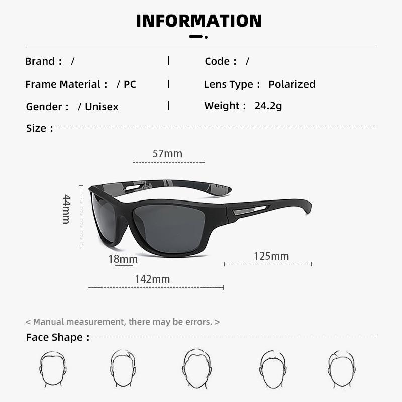 Unisex Design 100% UV400 Polarised Driving Sun Eyeglasses For Men Stylish Sunglasses for Daily Use Men Goggle Glassess