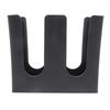Cup and Lid Holder Plastic Straight 2 Compartments Black Paper Cup Holder Organizer for Disposable Cup Tea Shop