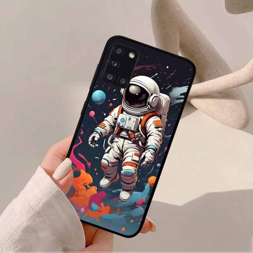 Space Astronaut Cartoon Phone Case For Samsung A 10 11 12 13 20 21 22 30 31 32 40 51 52 53 70 71 72 73 91 13 Shell