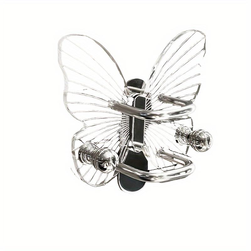 

Wall-Mounted Punch-Free Bathroom Hair Tie Hair Accessory Storage Bath Hook Utility Hooks