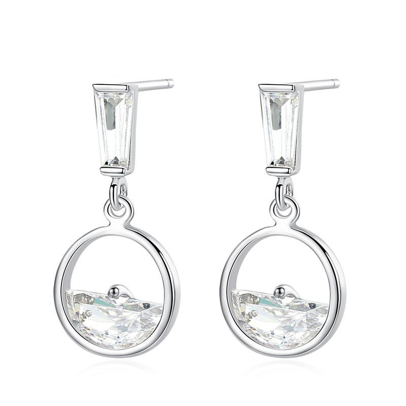 

Серьги Wangquanshui Серьги для женщин, японские и корейские простые ретро-серьги