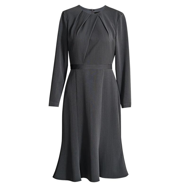 

ROEYSHOUSE Elegant Slim-Fit Fishtail Dress XL темно-сірий колір