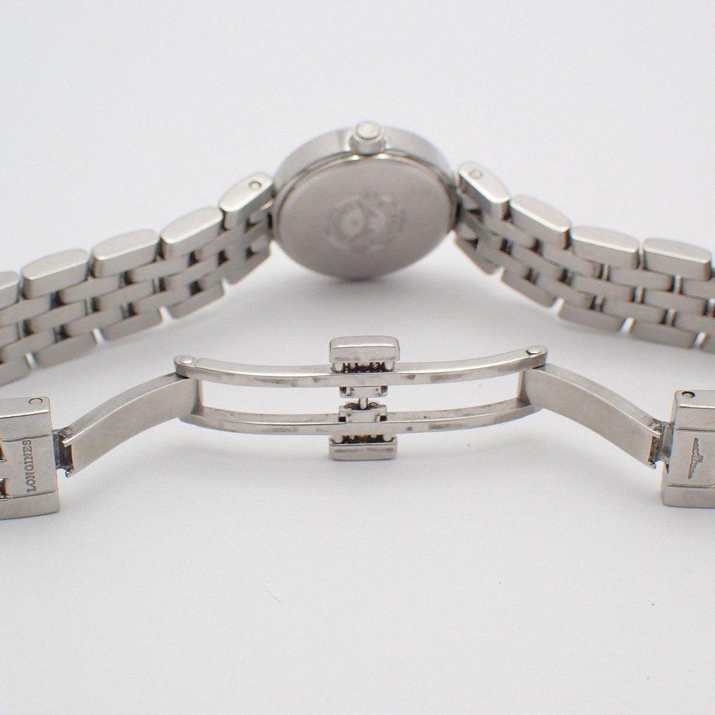 Used Longines Dolce Vita Quartz Ladies Watch White Dial Genuine SS Belt L5.174.4 [Ioki Pawnshop]