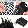 Universal Truck Bed Net Elastic Cargo Mesh Polyester Tailgate Organizer Multi Purpose Light Load Secure Transport Easy Install