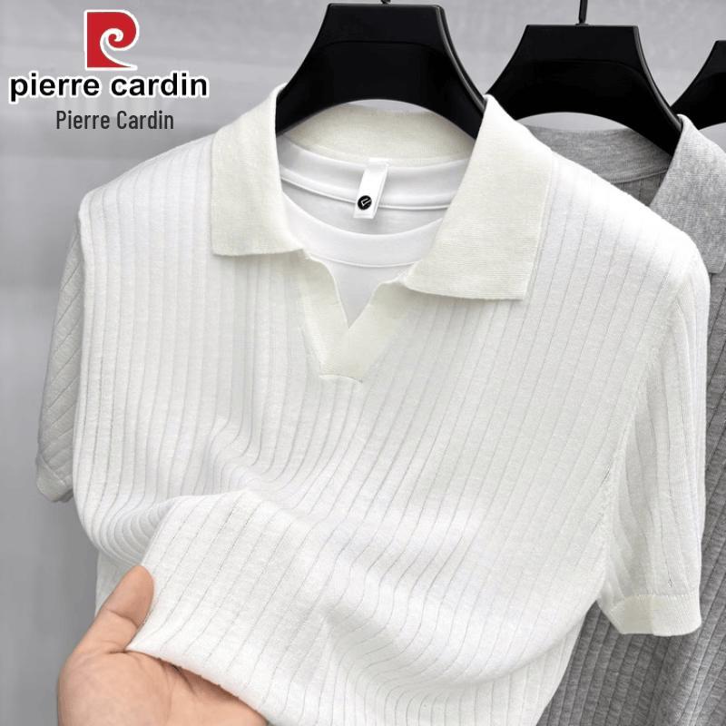 Pierre Cardin Men s Tencel Linen Blend Short Sleeve Polo Shirt 2XL