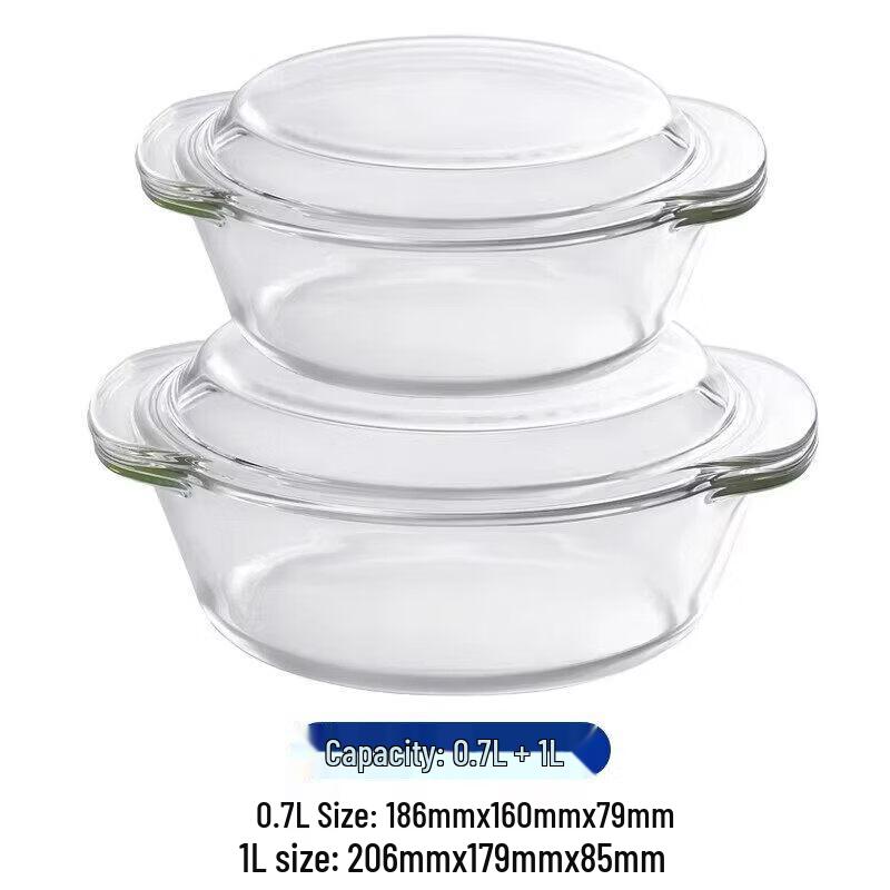 Heat-Resistant Glass Microwave Noodle Bowl