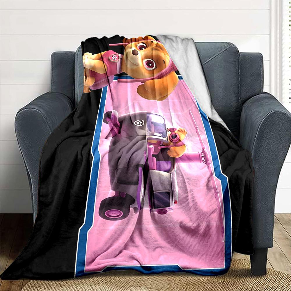1pc Paw Paw10 Blanket, Gift, for Men and Women, Soft Blanket, Good for Sofa Bed Couch Travel, Lightweight Flannel Blanket