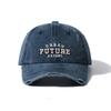 Trendy fashion hole washed old baseball cap spring and summer street versatile men's and women's green sun hat