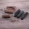 3Pcs Electric Guitar Pickup Replacement Neck/Middle/Bridge Single Coil Guitar Pickups with Screws and Springs Enduring