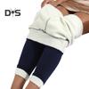 Women Leggings High Waist Slim Fit Hip Lift Thickened Velvet Lining Warm Long Pants Solid Color Yoga Sports Bottoming Pants