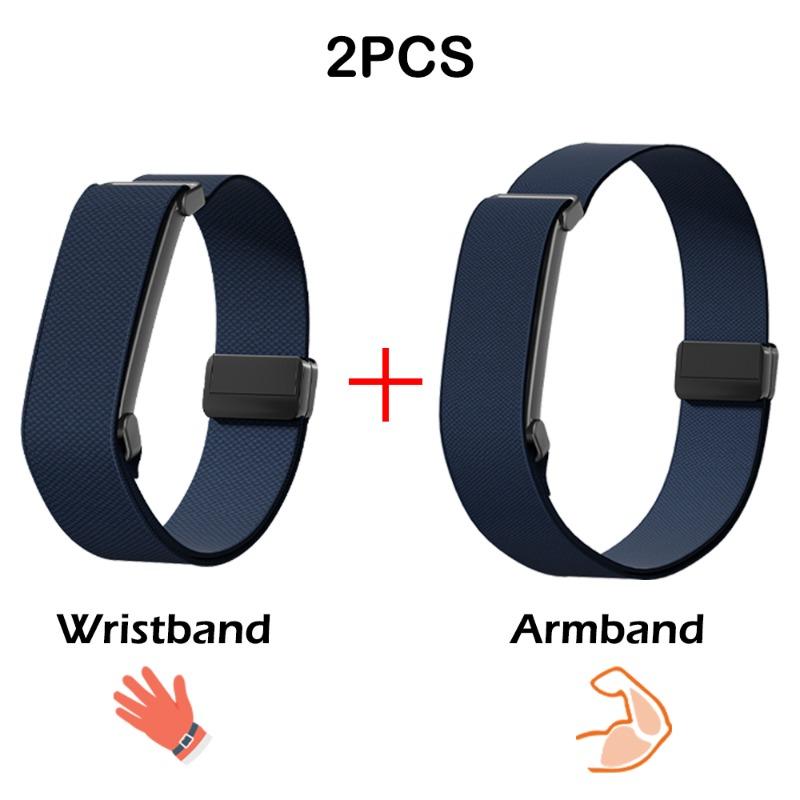 Magnetisches Nylon-Ersatzarmband für Google Fitbit Air 2-in-1 Armband + Armband-Set Integrierter Metallrahmen Strapazierfähiges Sportband