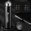AAMZ1 Car Logo Temperature Display Thermos Cup Stainless Steel Divided Thermos Headrest Outdoor Vacuum Insulated Cup Gift