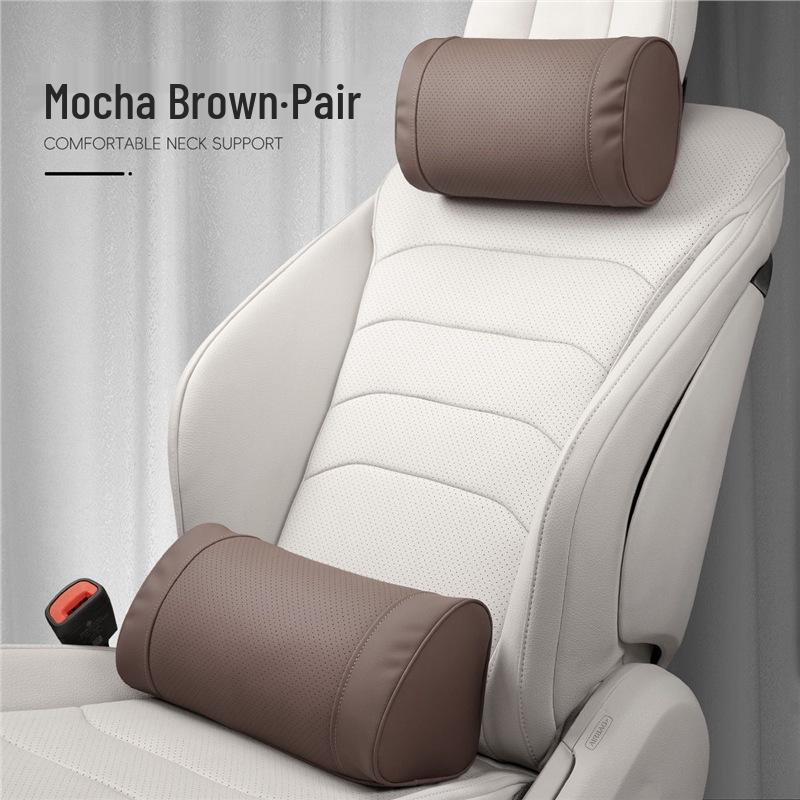 Ganzjahres-Autozubehör: Kopfstütze, Lordosenstütze und Nackenschutz für Mercedes-Benz, Tesla und BYD.