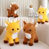 Cute Standing Sika Deer Plush Doll Window Decoration Children'S Sleeping Deer Doll Birthday Gift