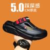 Hole Shoes Men's 2025 Summer New Youth Casual Stepping On Shit Men's Outdoor Beach Wading Bag Head Slippers