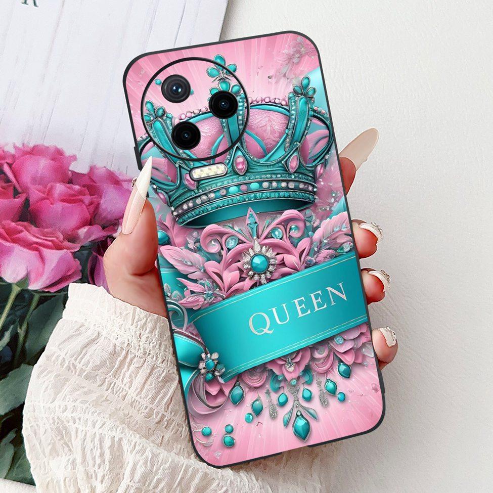 For Infinix Note 12 Pro 4G Case X676B Silicone Cute Cat Fashion Flowers Painted Cover For Inifnix Note 12 Pro Phone Case Bumper