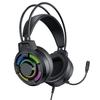 Gaming Headset with RGB Lights, 7.1 Surround Sound USB Wired Headphones, 50mm Drivers, Lightweight Design, Over Ear