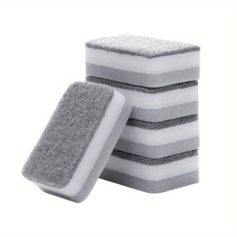 5 Pieces of Multi-purpose Kitchen Cleaning Sponge with Double-sided Dishwashing and Pot Washing Pads Suitable for Households