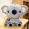 Giant Simulation Australia Koala With Wood Plush Toy Soft Pillow Stuffed Animal Koala Bear Doll Birthday Gift