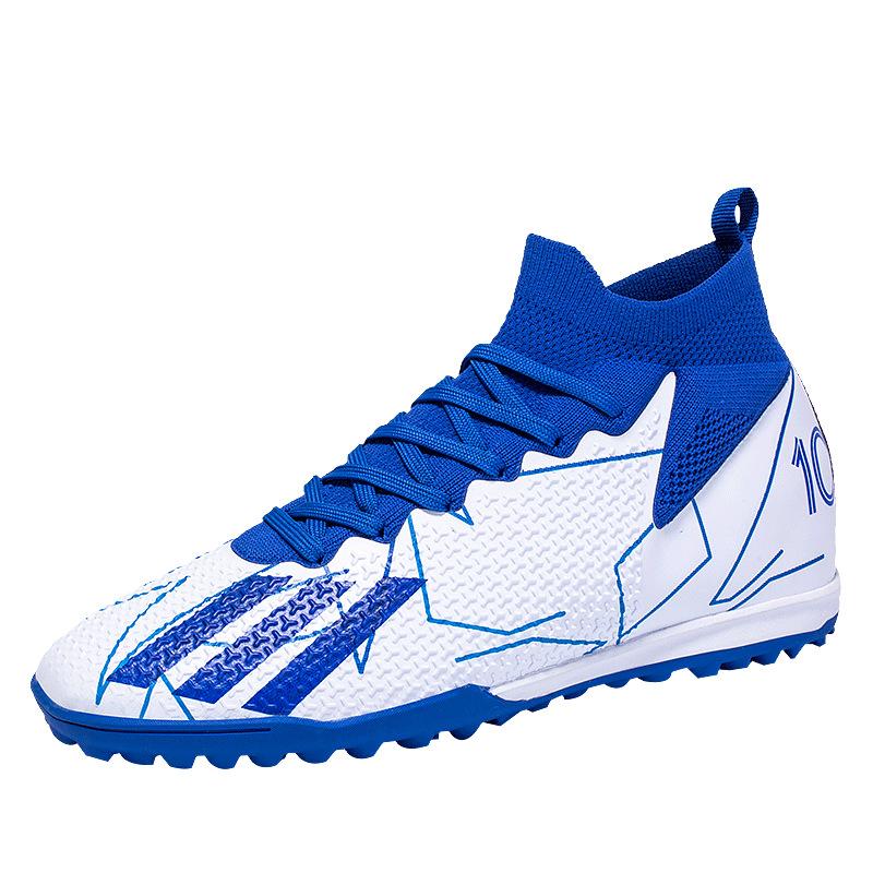 

Football shoes long broken nails high top large size comfortable breathable artificial grass soft shock absorption fashion men and women training 35