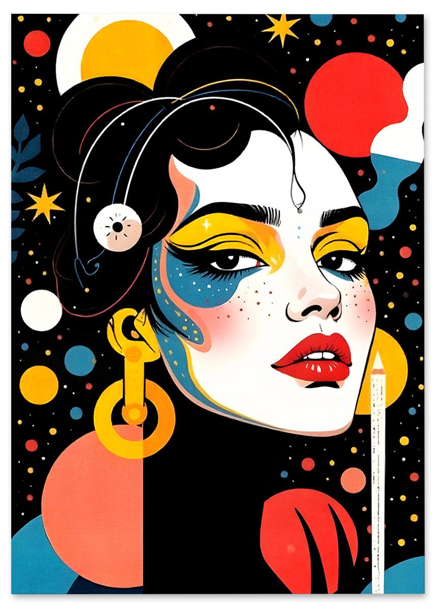 

Плакат портрет ілюстрація кола кола 30x40 cm