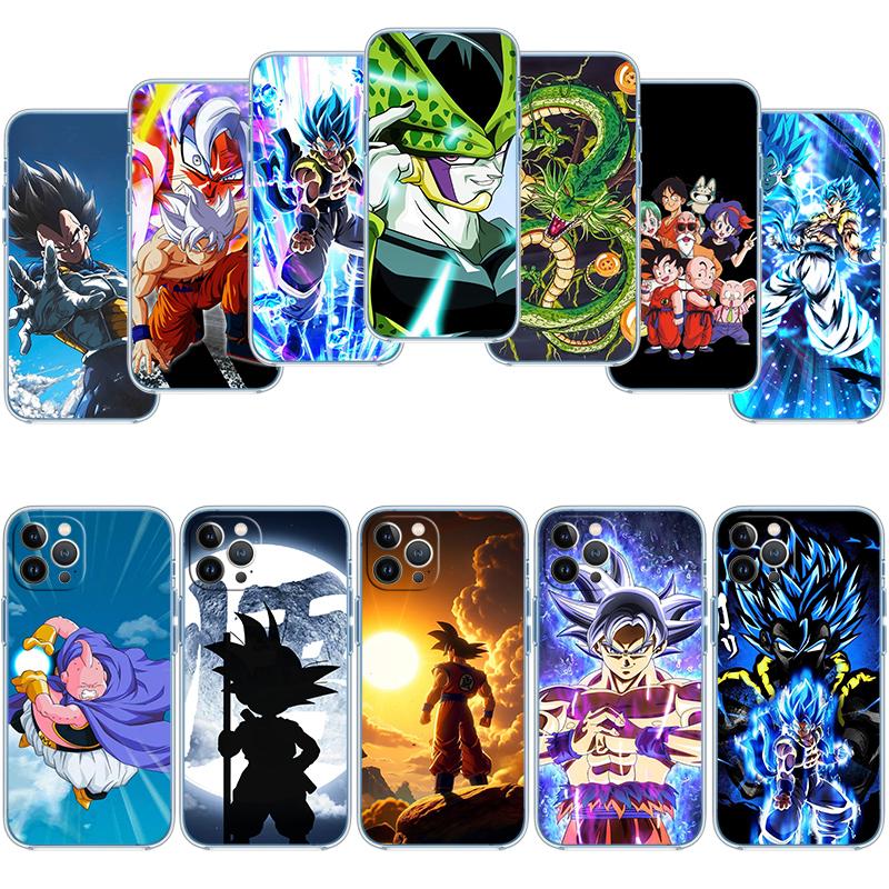 Dragon Ball Transparent Phone Case for Motorola Moto G10 G20 G30 G31 G32 G34 G35 G41 G42 G50 G51 G52 G55 G60 G60S