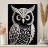 DIY Eule Diamantmalerei Kits Ohne Rahmen 35x45cm Edelstein Kunst Diamantmalerei Kits für Erwachsene/Anfänger Geschenkidee Hauswand Dekor