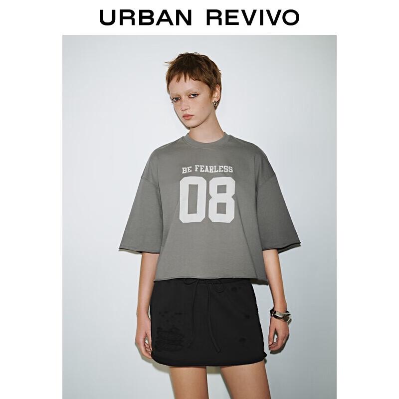 UR 2025 Women s Loose Fit Print Short Sleeve T-Shirt S