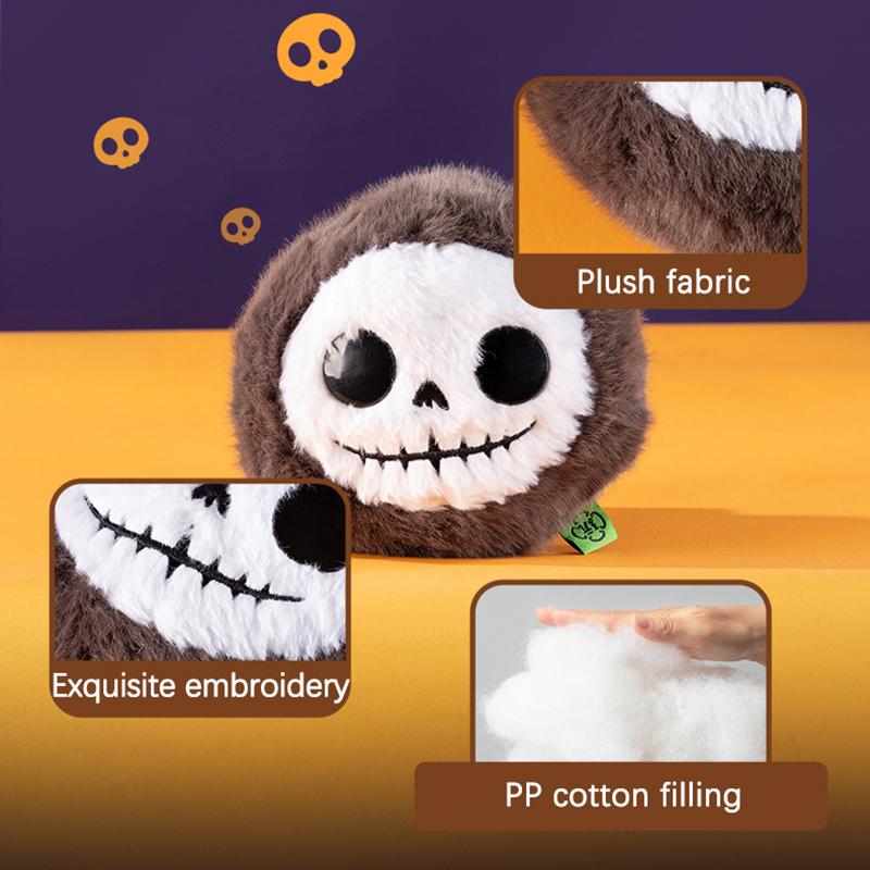 Hallowee Sound Plush Interactive Dog Toy Soft Durable Washable Holiday-themed Playful Puppy Chew Toys Juguete Automatico Perro
