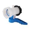 60/75/100mm Ton Bucket Butterfly Valve Faucet Garden Switch Valve Ibc Inner And Outer Coarse Thread Water Tank Adapter