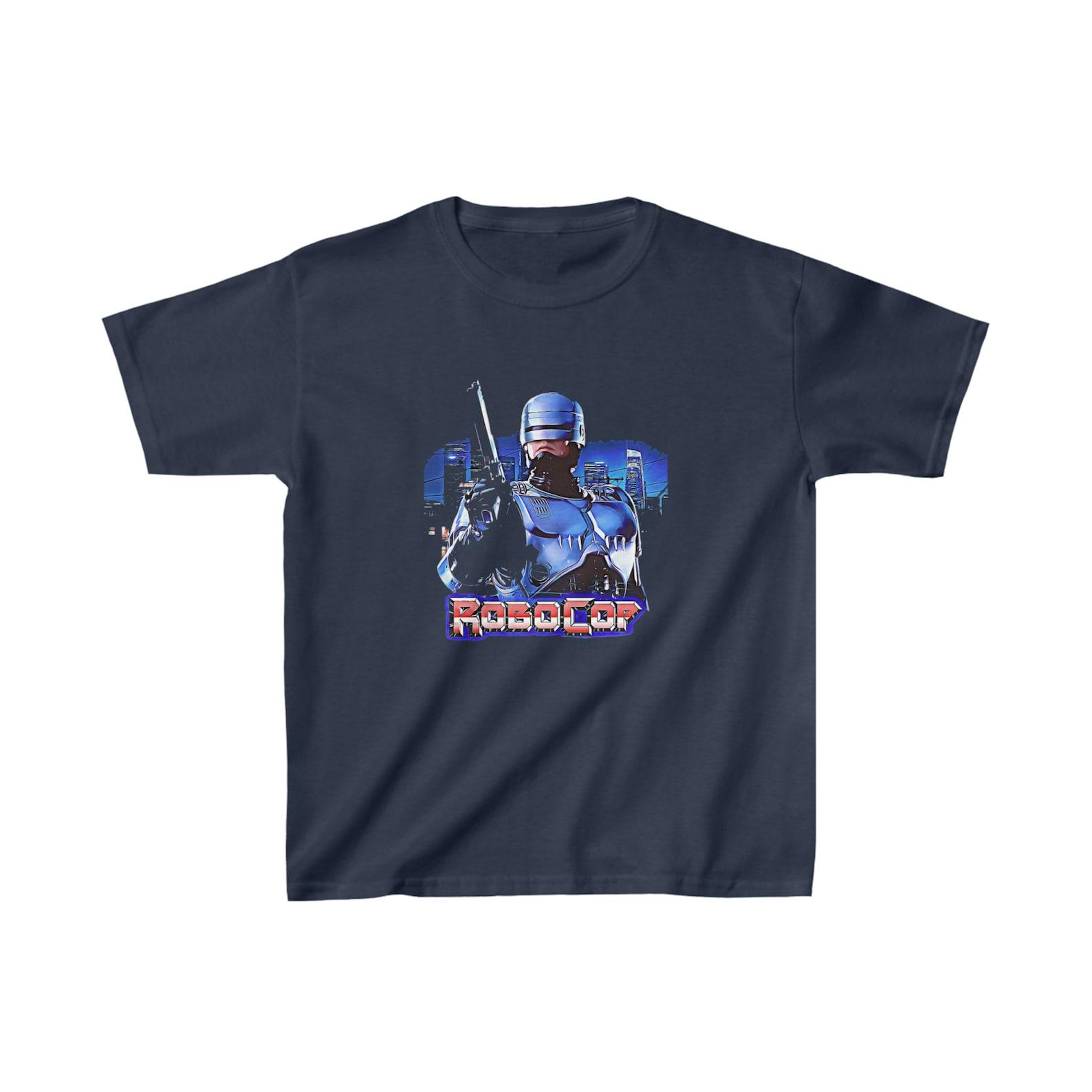 Kids Robocop Movie Poster T-shirt - Sci-Fi Youth Tee 120