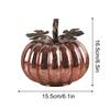 Autumn Thanksgiving Glass Pumpkin Halloween Lights with 6-Hour Timer LED Pumpkin Lights for Home Table Decoration Centerpiece