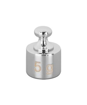 Cased Standard Cylindrical Calibration M1 A&D Weight, Class, 5g, AD1607-5M1