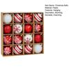 16 Pcs Christmas Ball Ornaments 2.36 Inch Shatterproof Plastic Balls Christmas Tree Hanging Decoration for Xmas Tree Holiday Party Decor