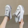 Little white shoes women's 2025 new inner height-increasing women's shoes thick-soled mesh breathable casual shoes versatile bag head slippers women's