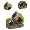 Aquarium Barrel Statue Accessories Fish Ornament Rock Cave Home Aquatic Crafts